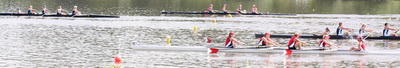 2009 women's C4+ finals finish line